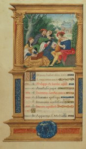 MS W.449 fol.6v Mai faisant de la musique, vers 1525